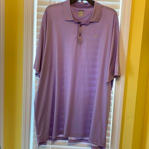 Callaway men’s size 3XLT polo shirt-purple & white